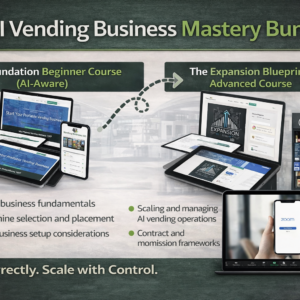 AI Vending Business Mastery Bundle