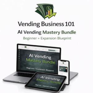 Complete AI Vending Machine Business Course Bundle – Beginner to Advanced Training